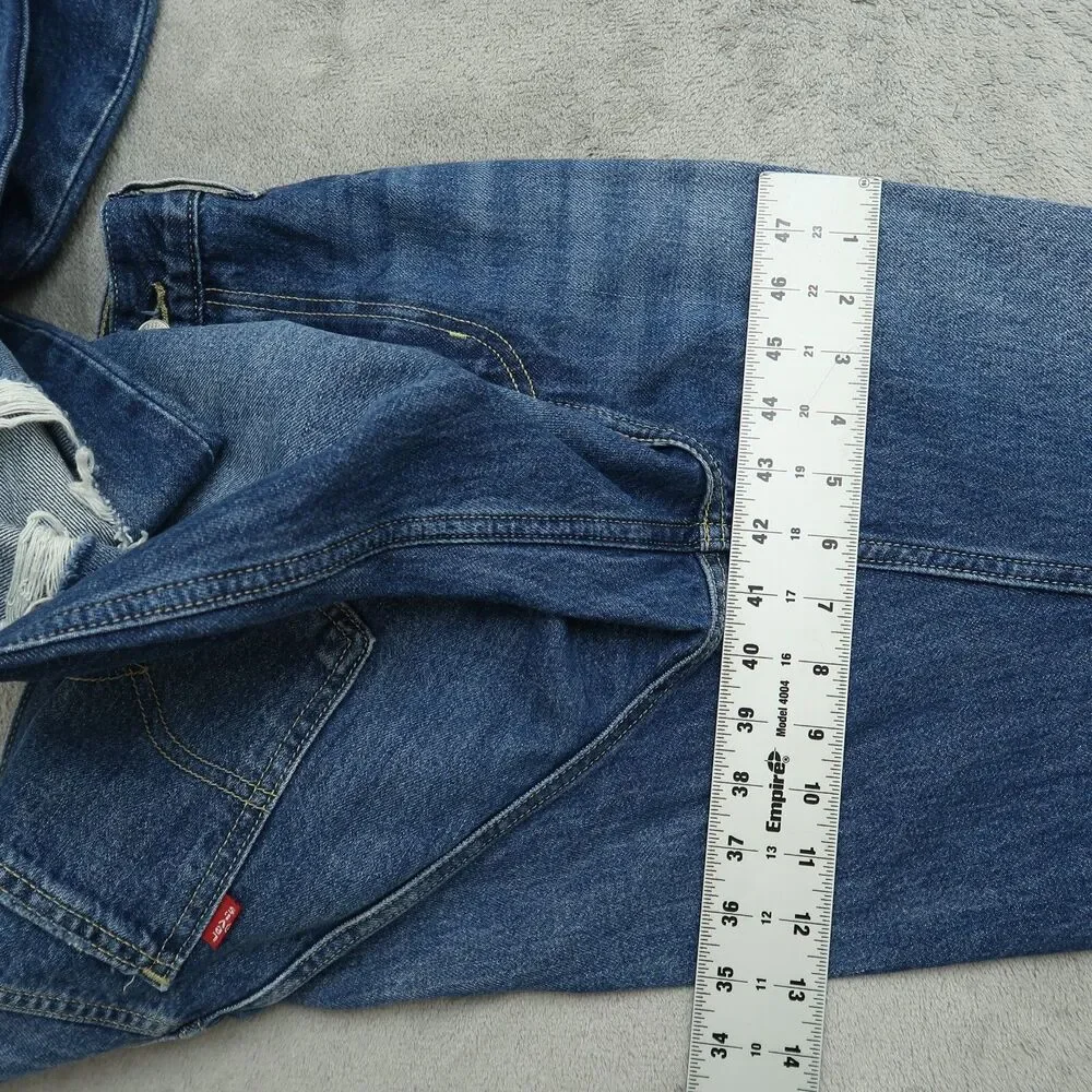 Levi's Jeans Women's Size 31 Blue High-Rise Low Pro Straight 31